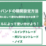 FXボリンジャーバンド設定方法を適切なトレードスタイル別に解説!